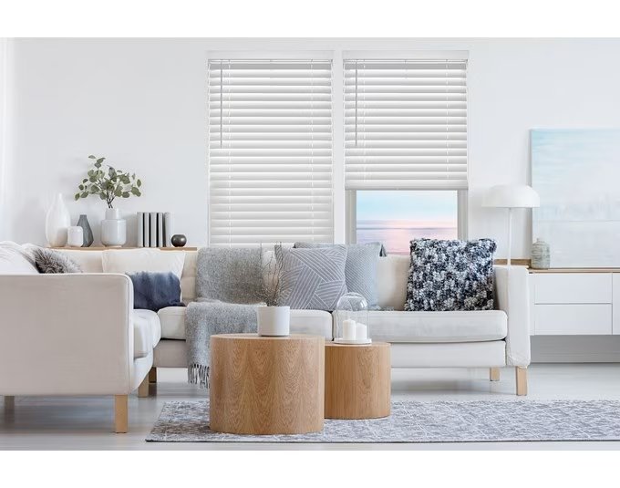 Cordless Faux Wood Blinds